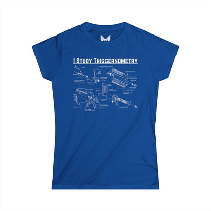 I study Triggernometry- Women's Softstyle Tee