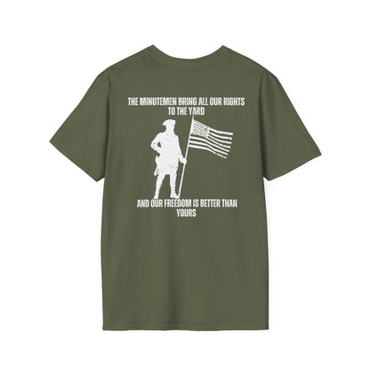 The Minutemen Bring All Our Rights- Men's Softstyle T-Shirt