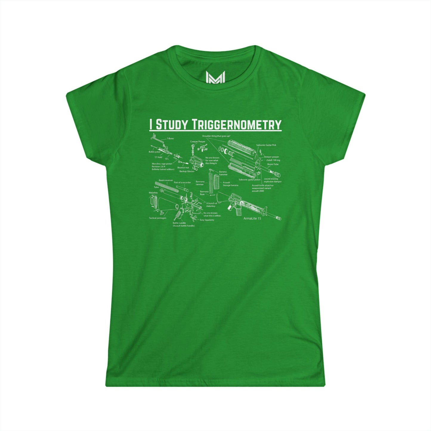 I study Triggernometry- Women's Softstyle Tee