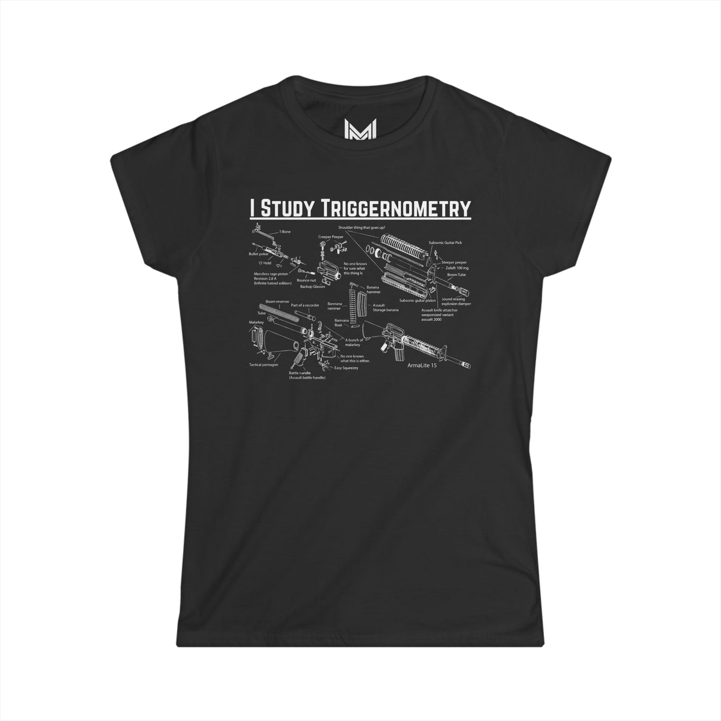 I study Triggernometry- Women's Softstyle Tee