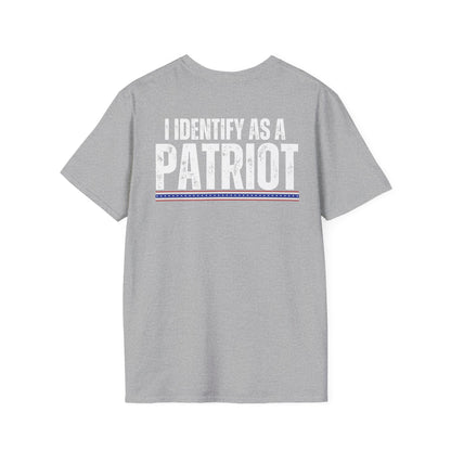 I Identify as a Patriot - Men's Softstyle T-Shirt