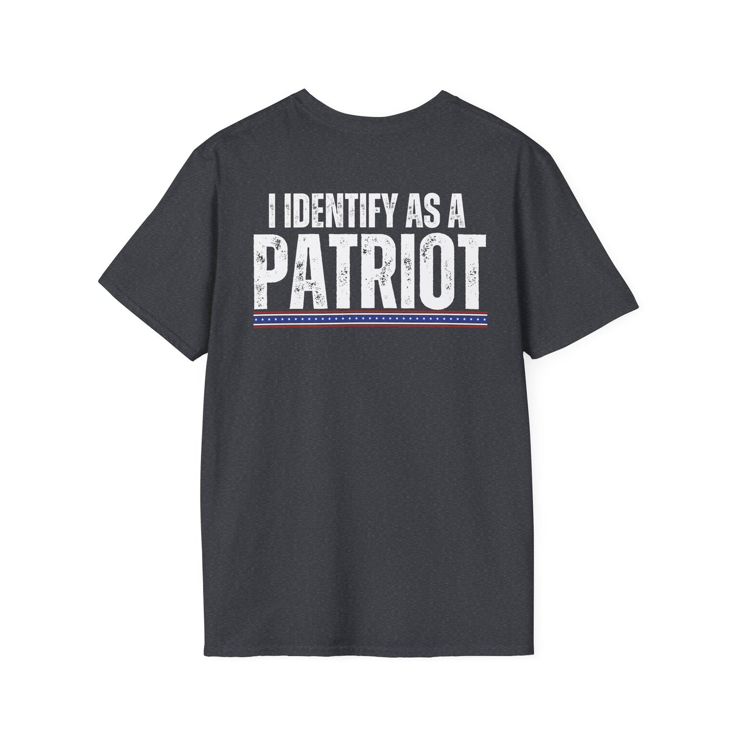 I Identify as a Patriot - Men's Softstyle T-Shirt