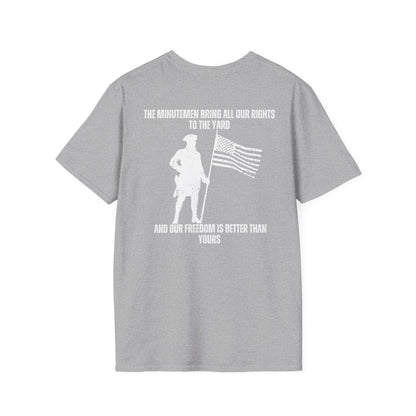 The Minutemen Bring All Our Rights- Men's Softstyle T-Shirt