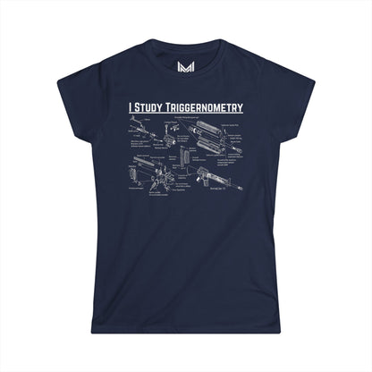 I study Triggernometry- Women's Softstyle Tee