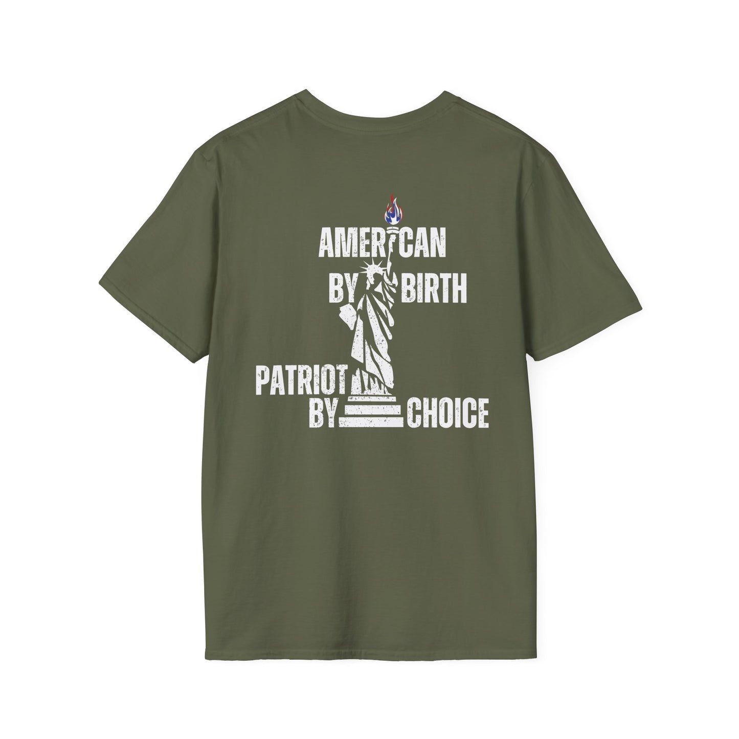 American By Birth, Patriot By Choice - Men's Softstyle T-Shirt