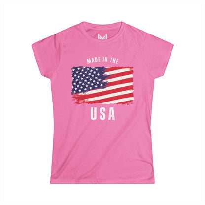 Made in the USA- Women's Softstyle Tee