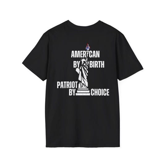 American By Birth, Patriot By Choice - Men's Softstyle T-Shirt